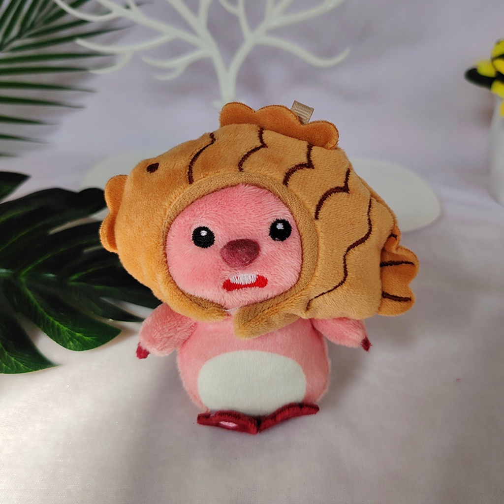 Búp Bê Nhồi Bông beaver Hoạt Hình Dễ Thương Trang Trí Xe Hơi