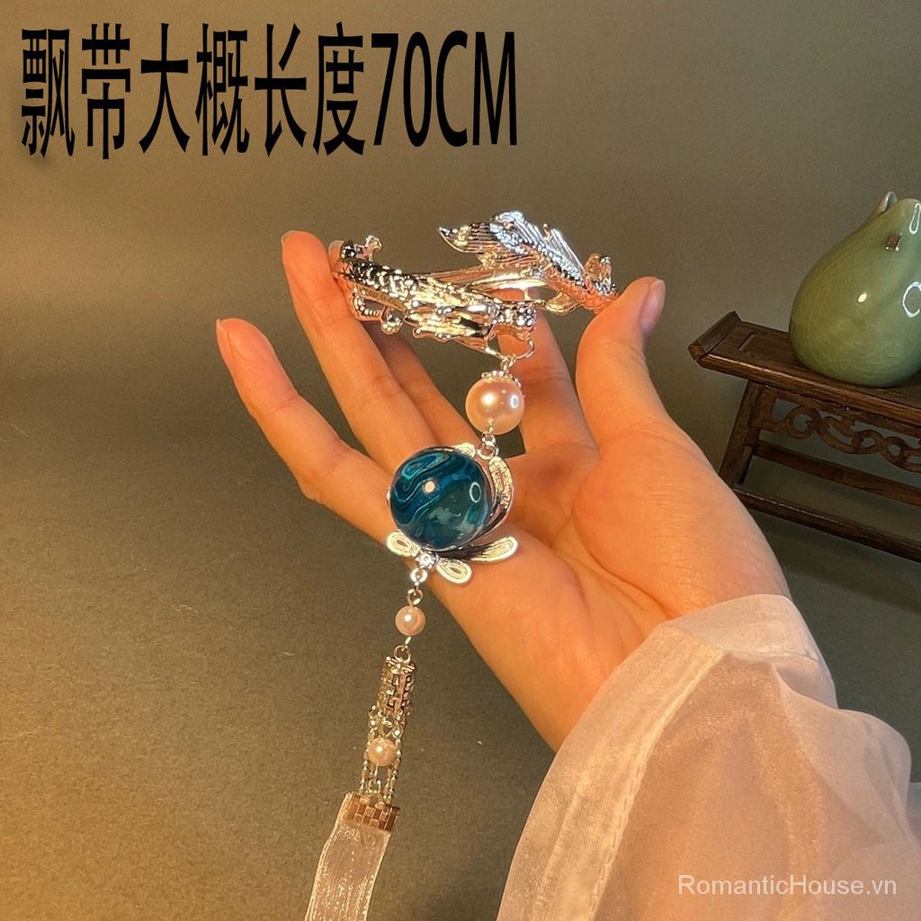 Phụ Kiện Cài Tóc Vòng Tay Hình Cá Mập Phong Cách hanfu youlong qingying xishi yibai