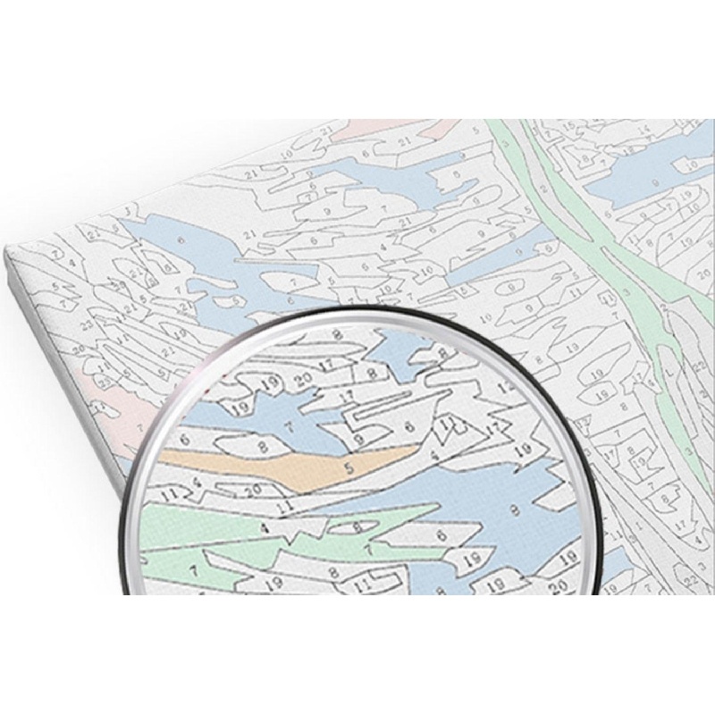 Tranh Sơn Dầu Kỹ Thuật Số Tự Làm Hình Cặp Đôi / Bạn Trai / Bạn Trai Dùng Làm Quà Tặng Ngày Lễ Tình Nhân Màu Sắc