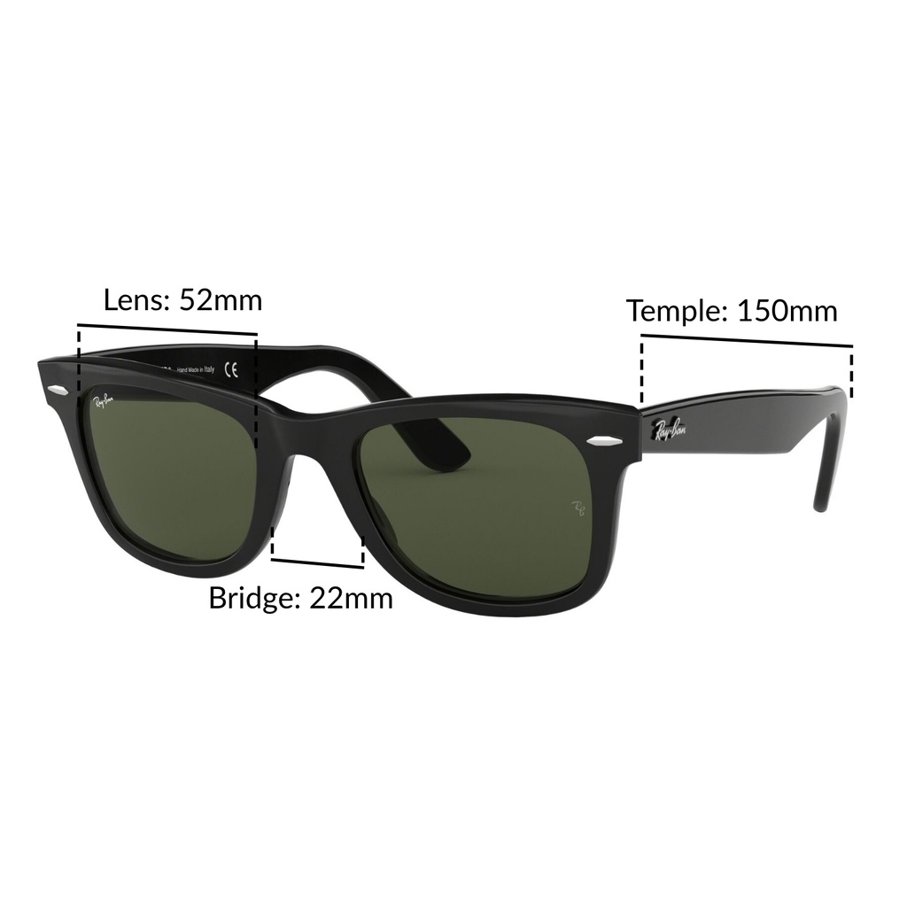 Xeooes668 Ray-Ban Wayfarer - RB2140F 901 - Kính râm