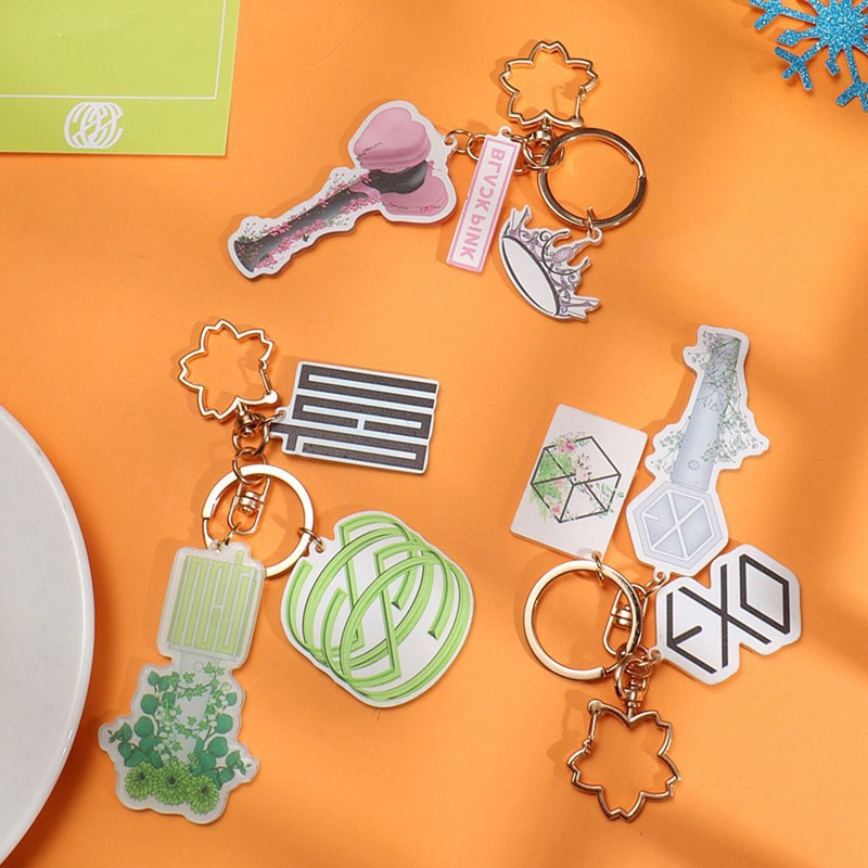 Kuhong Móc Khóa acrylic Hình Nhóm Nhạc seventeen itzy