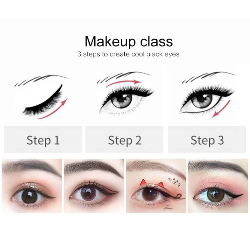 Bút kẻ mắt SUAKE dạng lỏng chống nước lâu trôi lên đến 24 giờ  màu đen nhanh khô kháng nước