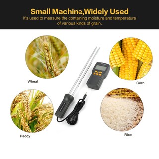 【adorb2】MD7822 Digital Grain Moisture Meter Temperature Thermometer Humidity Tester