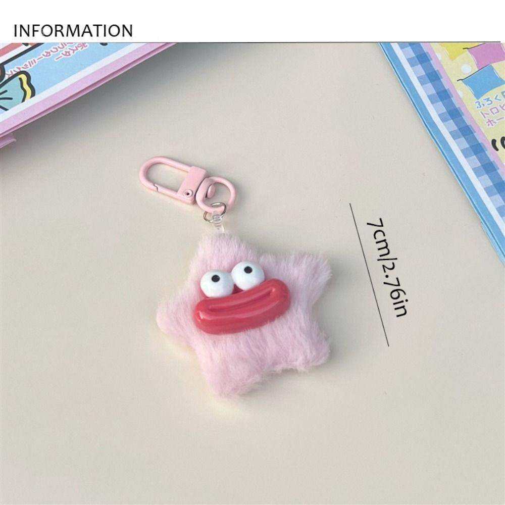 Mmluck Móc Khóa Hình Ngôi Sao Nhồi Bông mini Vui Nhộn Thời Trang