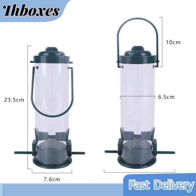 Hộp Đựng Thức Ăn Treo Ban Công Cho Chim Vẹt Ngoài Trời