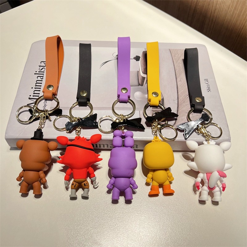 Fnaf Móc Khóa Hình Búp Bê five nights at Freddy 'S Vui Nhộn Sáng Tạo