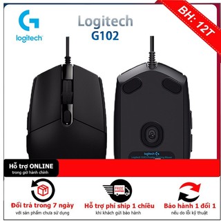 Chuột logitech g102 gaming chuột chơi game có dây g102 led rgb 8000dpi - có đèn led . chuột dây logitech