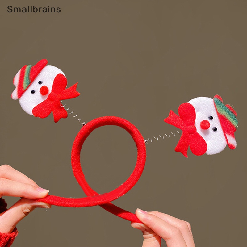 Smbr Kẹp Tóc Hình Sừng Tuần Lộc Giáng Sinh Dễ Thương Cho Bé Gái