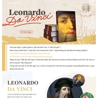 Sách - Leonardo Da Vinci (Tái Bản) - Mvn Books