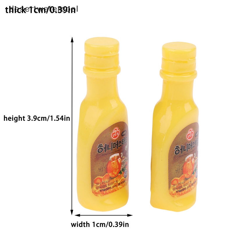 Dc Set 5 Bình Mật Ong Mini Trang Trí Nhà Búp Bê Tỉ Lệ 1: 12
