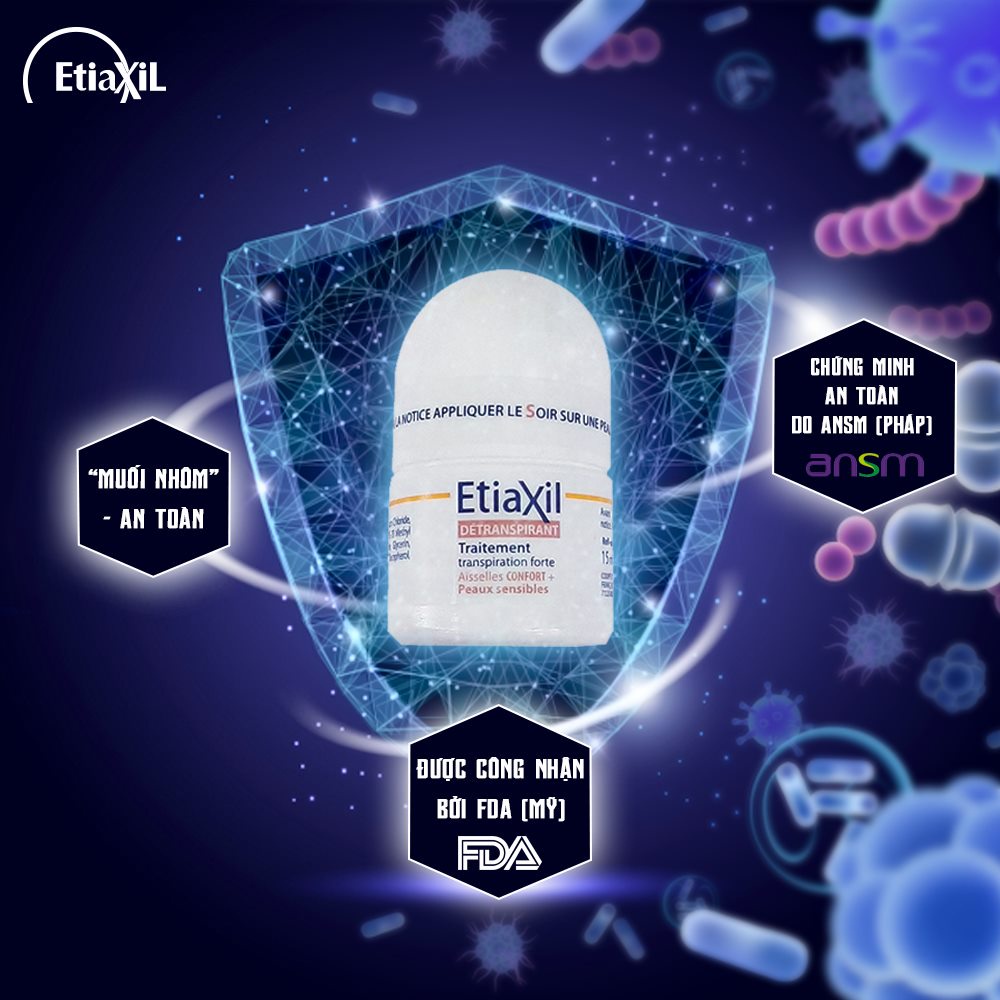 Lăn Khử Mùi EtiaXil Dành Cho Da Nhạy Cảm 15ml | Wings Shop
