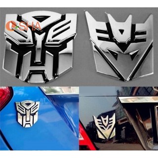 Logo transformers 3d Dán Trang Trí Xe Hơi Độc Đáo