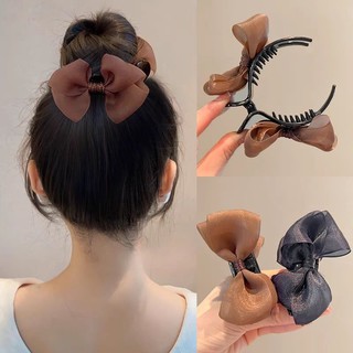 Kẹp tóc nơ lưới thời trang hàn quốc cho nữ