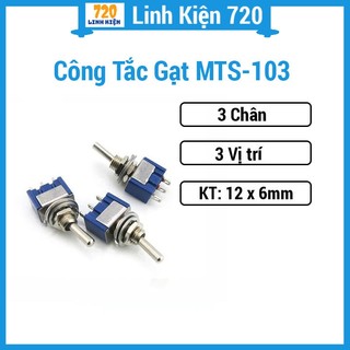 Công tắc gạt mts-103 3a/250v 6a/125v, công tắc đảo chiều động cơ