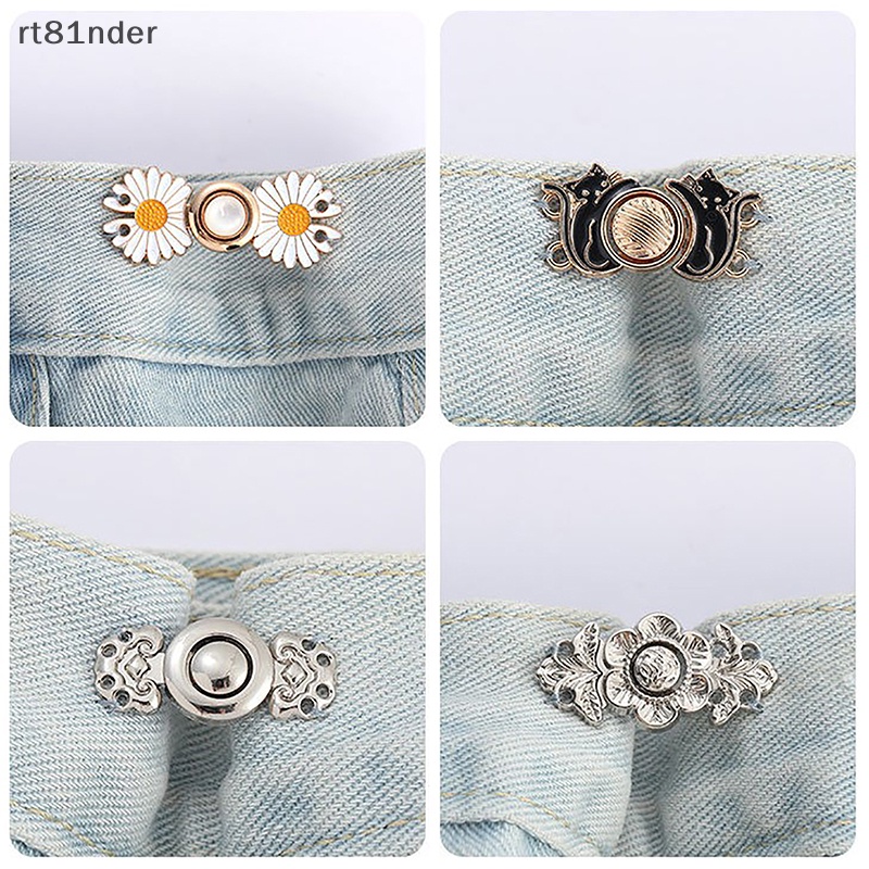 Rt Thắt Lưng Quần Jean Có Nút Điều Chỉnh Được Đóng Nút Vô Hình Tháo Rời Được n