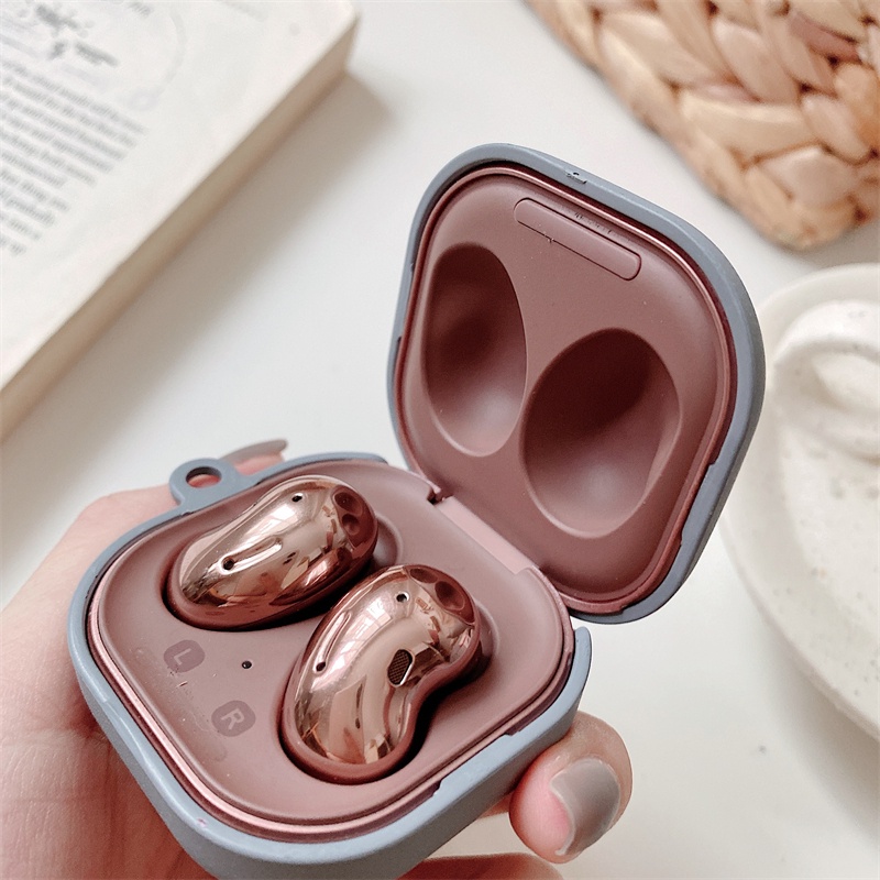 Bao Da Điện Thoại pc Cứng Màu Trơn Đơn Giản Cho Samsung Galaxy Buds FE / Buds Pro / Buds 2 / Buds2 Pro Ốp