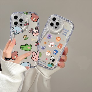 Mô hình động vật toàn màn hình Ốp lưng iPhone 15 13 14Plus 12 XR 11Pro Max 7 8 6S 6Plus XS Max SE X XS 12Pro 6p 6SPlus