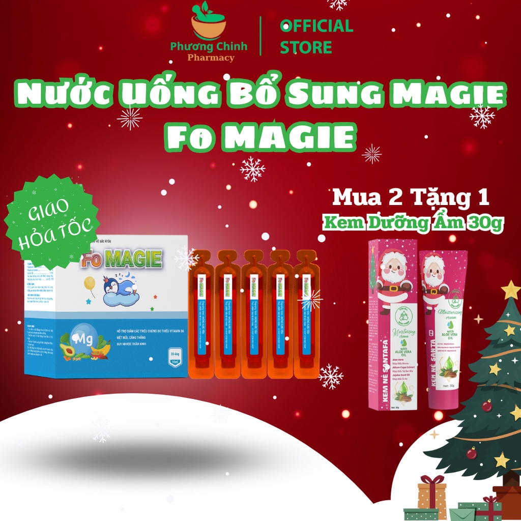 Fo Magie - Hỗ trợ giảm các triệu chứng do thiếu vitamin B6, giảm mệt mỏi, căng thẳng