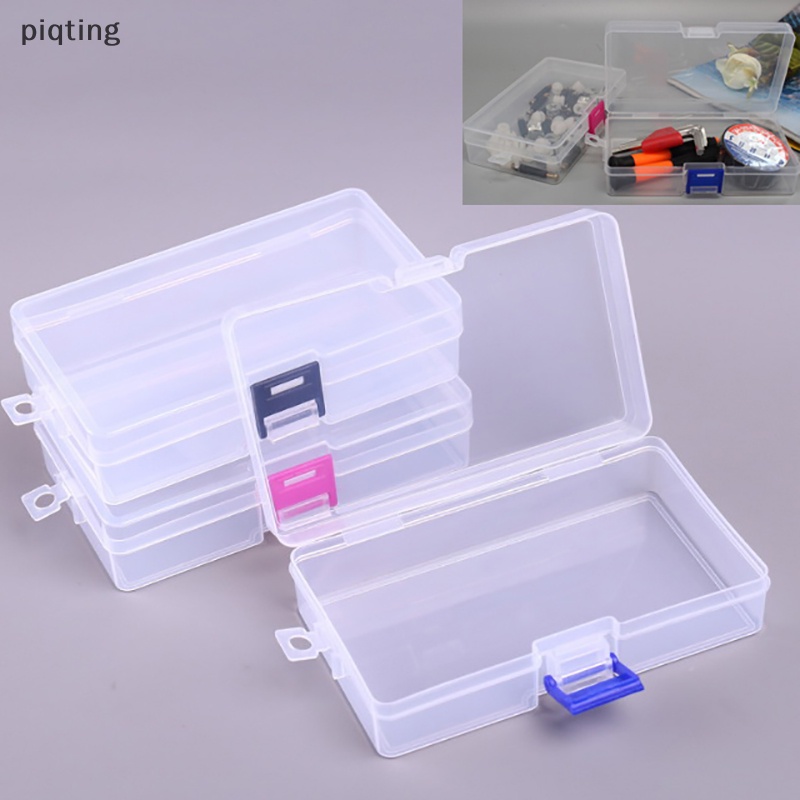 Hộp Nhựa Ppqt Trong Suốt Đựng Trang Sức Hạt Cườm Thủ Công Sắp Xếp Gọn Gàng