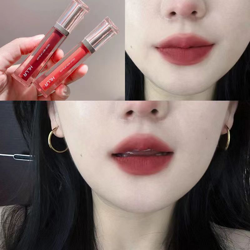 HLLR Son Bóng Màu Nhung Lì Dưỡng Ẩm Kháng Nước Lâu Trôi hazy