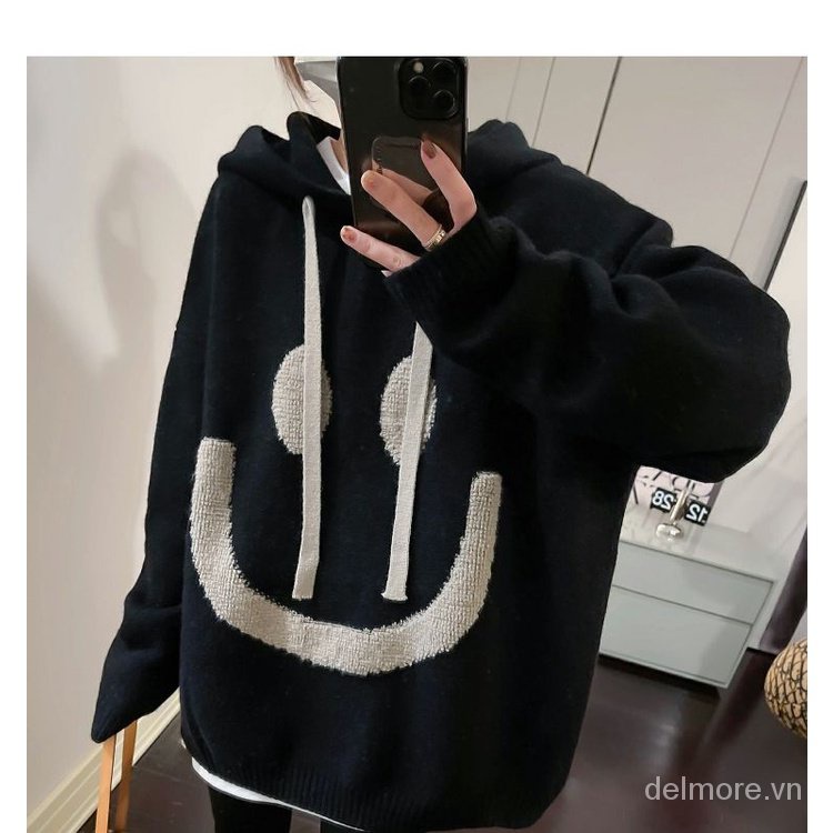 Áo Hoodie Dáng Rộng Phong Cách Châu Âu Thời Trang Mùa Thu Hàng Mới Dành Cho Bạn Nữ