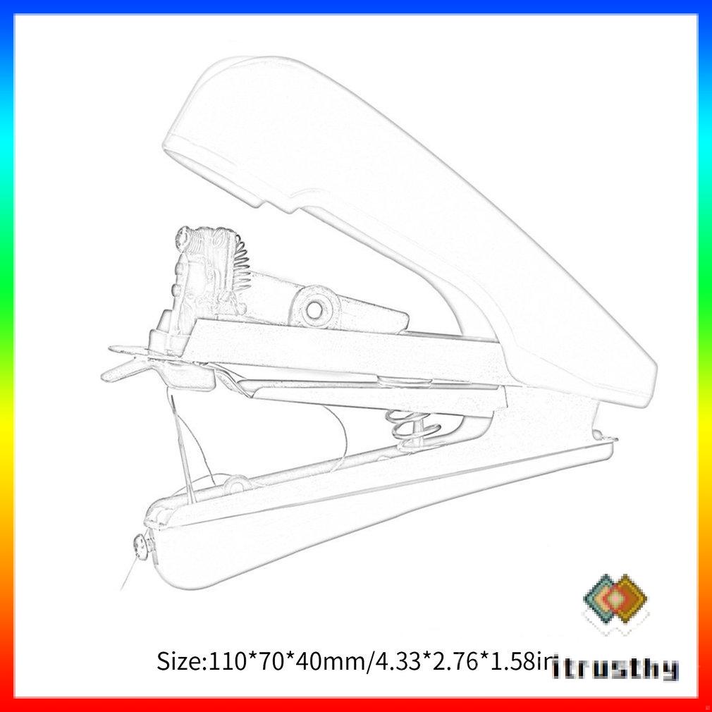 Nhà Tinh Du Lịch Sử Dụng Mini Di Động DIY Bộ Kim Chỉ Tay Không Dây Máy May Quần Áo Cầm Tay Vải Máy May Điện