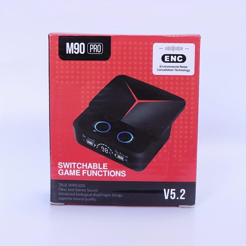 Senbenbao Tai Nghe Bluetooth 5.2 Không Dây Chống Nước ipx5 tws m90 pro Màn Hình led Kỹ Thuật Số