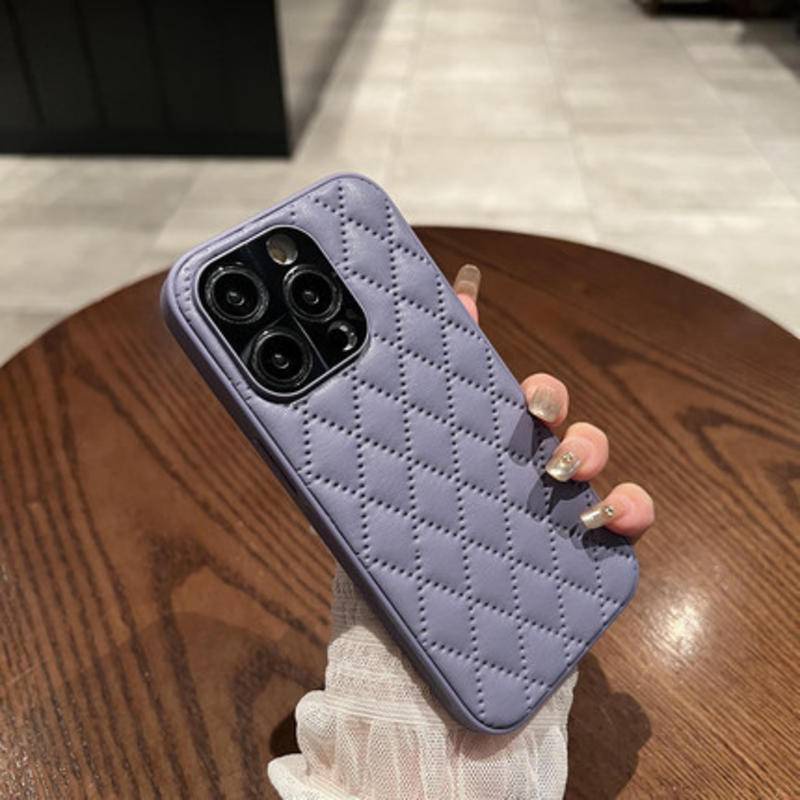 Bao Da Điện Thoại Vân Kim Cương Chống Sốc Bảo Vệ Cho Iphone 13 14promax