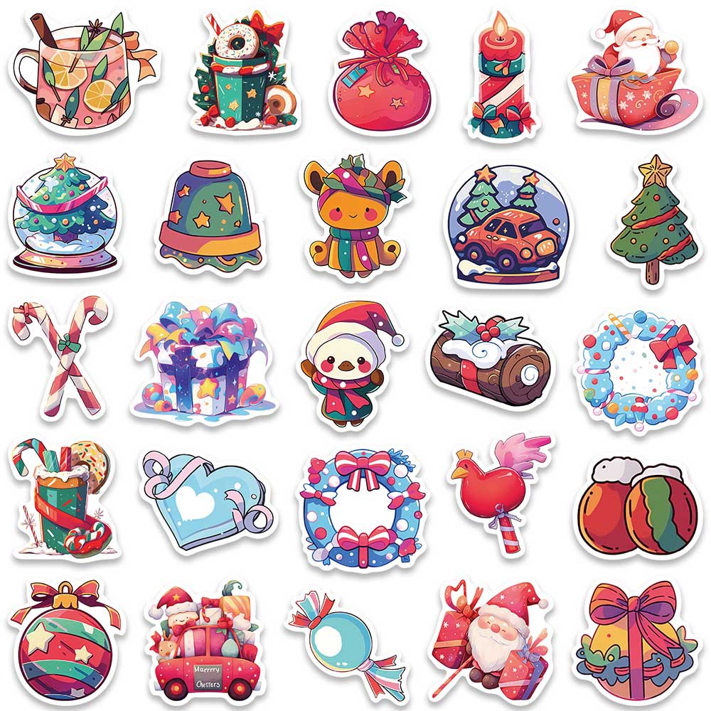 Bộ 50 Miếng Dán Trang Trí Mũ Bảo Hiểm / Xe Đạp / Mũ Bảo Hiểm Chống Thấm Nước In Họa Tiết graffiti Độc Đáo