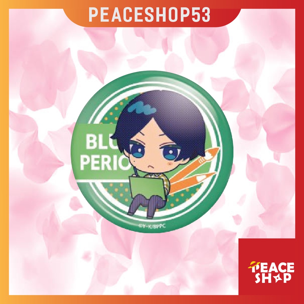 Huy hiệu Blue Period Lấp Lánh Huy Hiệu Anime Blue Period Phụ Kiện Anime Manga Ver 2 HH17