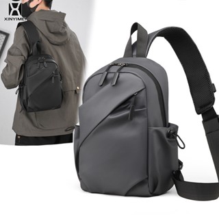 XINYIMEI  Túi Đeo Chéo Ngực Phong Cách hong kong Thời Trang Chất Lượng Cao Cho Nam