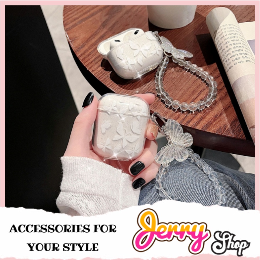 Vỏ Ốp Case bao đựng airpods 1/2 pro 3 Bảo Vệ Hộp Sạc Tai Nghe Airpods không dây bluetooth - Jerry Shop