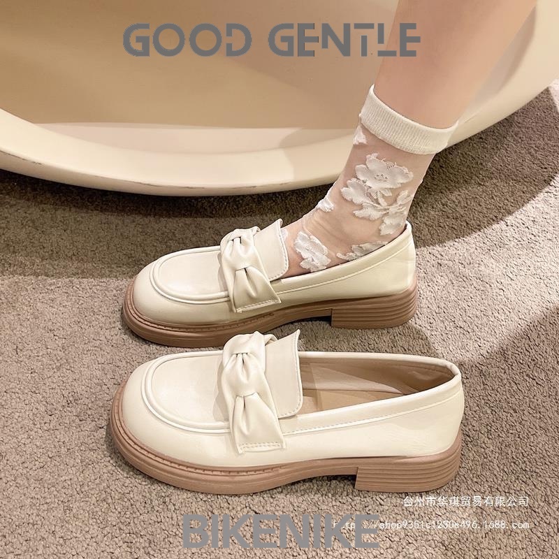 BIKENIKE Giày búp bê giày nữ 2023 NEW Mùa hè Vintage England phong cách thiết lập Mary Jane đơn giày2307341