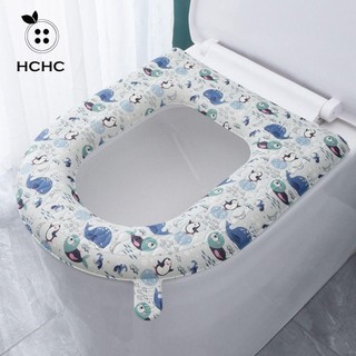 HCHC Silicone Miếng Lót Bồn Cầu Bằng Silicon eva Chống Thấm Nước Có Tay Cầm Tiện Dụng