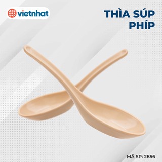 Thìa Phíp Melamine Chịu Nhiệt, Thìa Ăn Súp, Ăn Phở, Ăn Chè Sang Trọng Nhựa Việt Nhật mã 2856