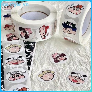 Cuộn 500 Sticker Shin-chan Sticker Trang Trí in.style_vn