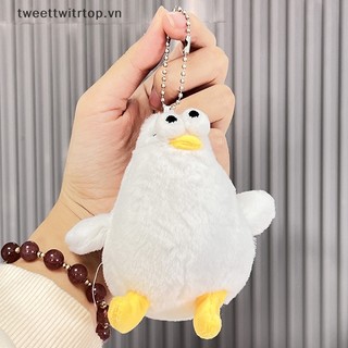 Móc khóa hình gà vịt nhồi bông đáng yêu