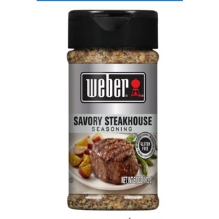 Gia vị ăn kiêng Weber Savory Steakhouse Seasoning, 6.1 oz