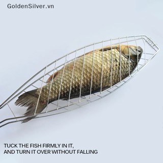 Goldsilver Mới Vỉ Nướng Cá / Rau Củ Có Tay Cầm Có Thể Gấp Lại Không Cần Dùng Làm Thịt Nướng Ngoài Trời vn