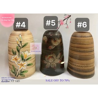 [FREE SHIP] Bình Gốm Men Nâu Mộc Gốm Sứ Bát Tràng Trang Trí Thòng Khách, Bình Cắm Hoa Decor Phong Cách Cổ Điển BEEBEHOME