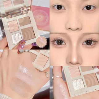 Bảng phấn má hồng tạo khối bắt sáng màu lì tự nhiên