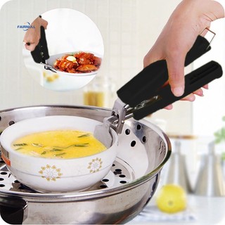 FAIRNULL Dụng Cụ Kẹp Tô/Đĩa/Chảo Chống Bỏng Bằng Thép Không Gỉ Tiện Dụng Cho Nhà Bếp