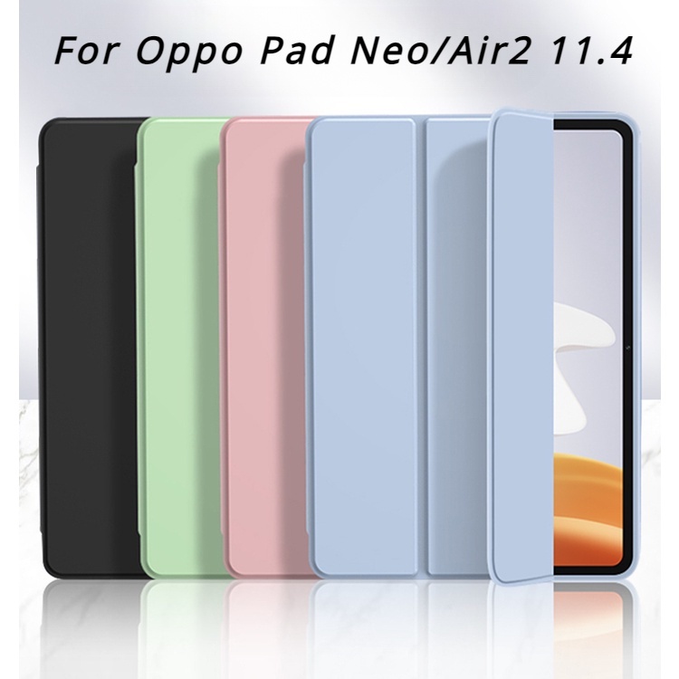 Ốp Máy Tính Bảng Da PU Có Đế Cho Oppo Pad Neo 2024 11.4inch OPD2302 OPD2303 Ipad Air2 11.4