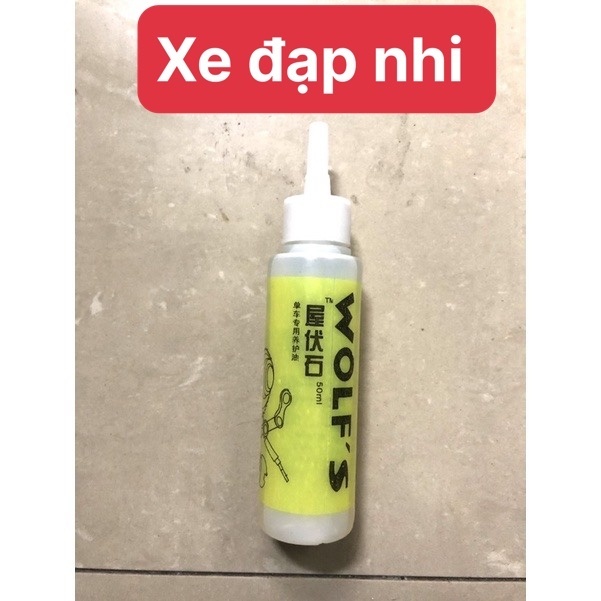 Dầu tra xích xe đạp                                                   .