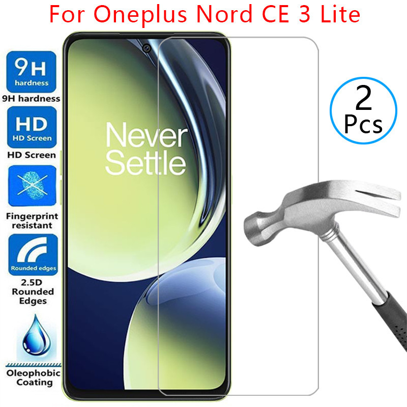 Ốp kính cường lực cho oneplus nord ce 3 lite cover trên nordce3 ce3 3lite ce3lite điện thoại nhẹ coq