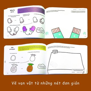 Sách - Combo Vẽ vạn vật từ những nét đơn giản (Trọn bộ 04 cuốn) (Nhã Nam)