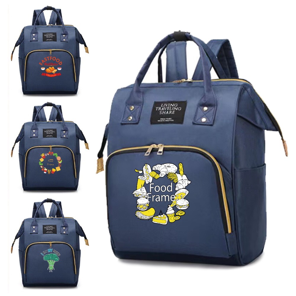 Mommy Bag Large Capacity Travel Diaper Storage Box Portable Outdoor Care Products Backpack Food Seri