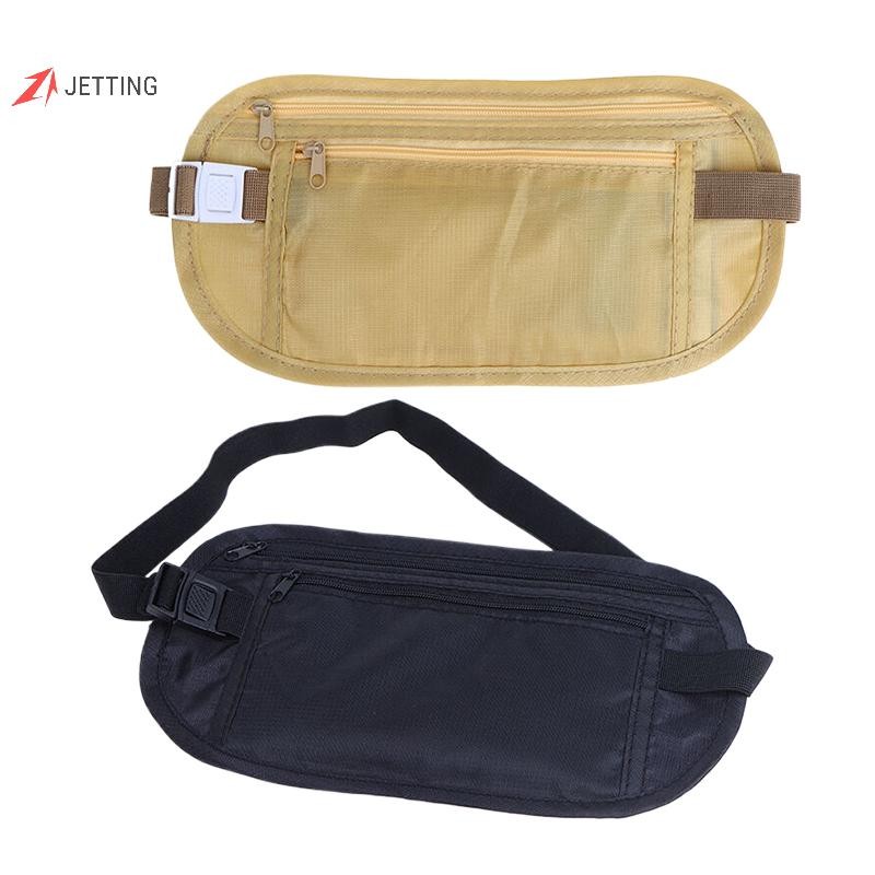 Jetting 1 Túi Thắt Lưng Thể Thao Đa Năng Thắt Lưng Tiền Cho Du Lịch Nữ Và Nam Mỏng Ẩn Ví Du Lịch Điện Thoại Di Động Túi Chống Trộm J