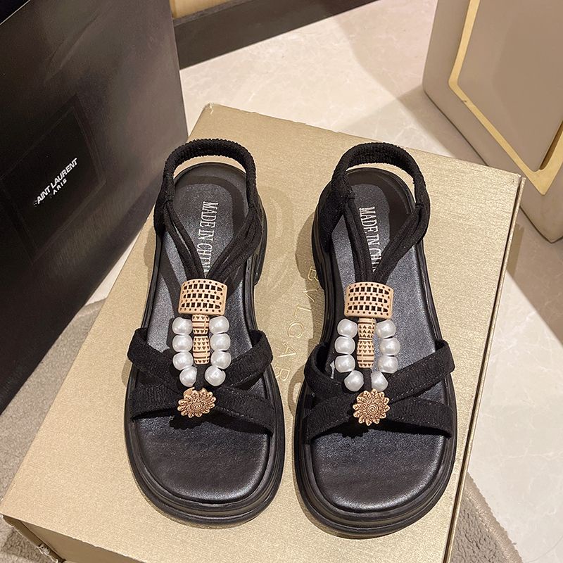 C＆S  Dép sandal nữ Hở Ngón Đế Dày Có Quai Cài 2023NEW Mùa hè Kiểu Dáng Thời Trang B98G1TO 35Z230901