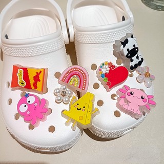Dễ Thương Ghim Trang Trí Giày Trượt Patin Có Đèn led Phát Sáng Trong Bóng Tối Hình Mariojibitz Crocs charm squirtle